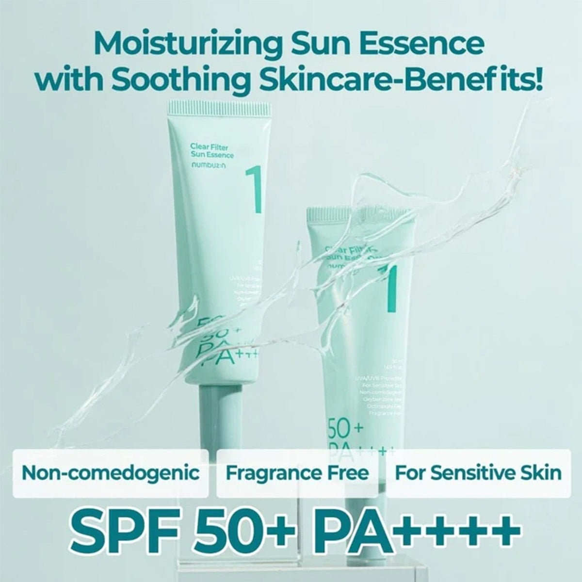 Numbuzin Clear Filter Sun Essence 50ml Tube - Tophatter Daily Deals