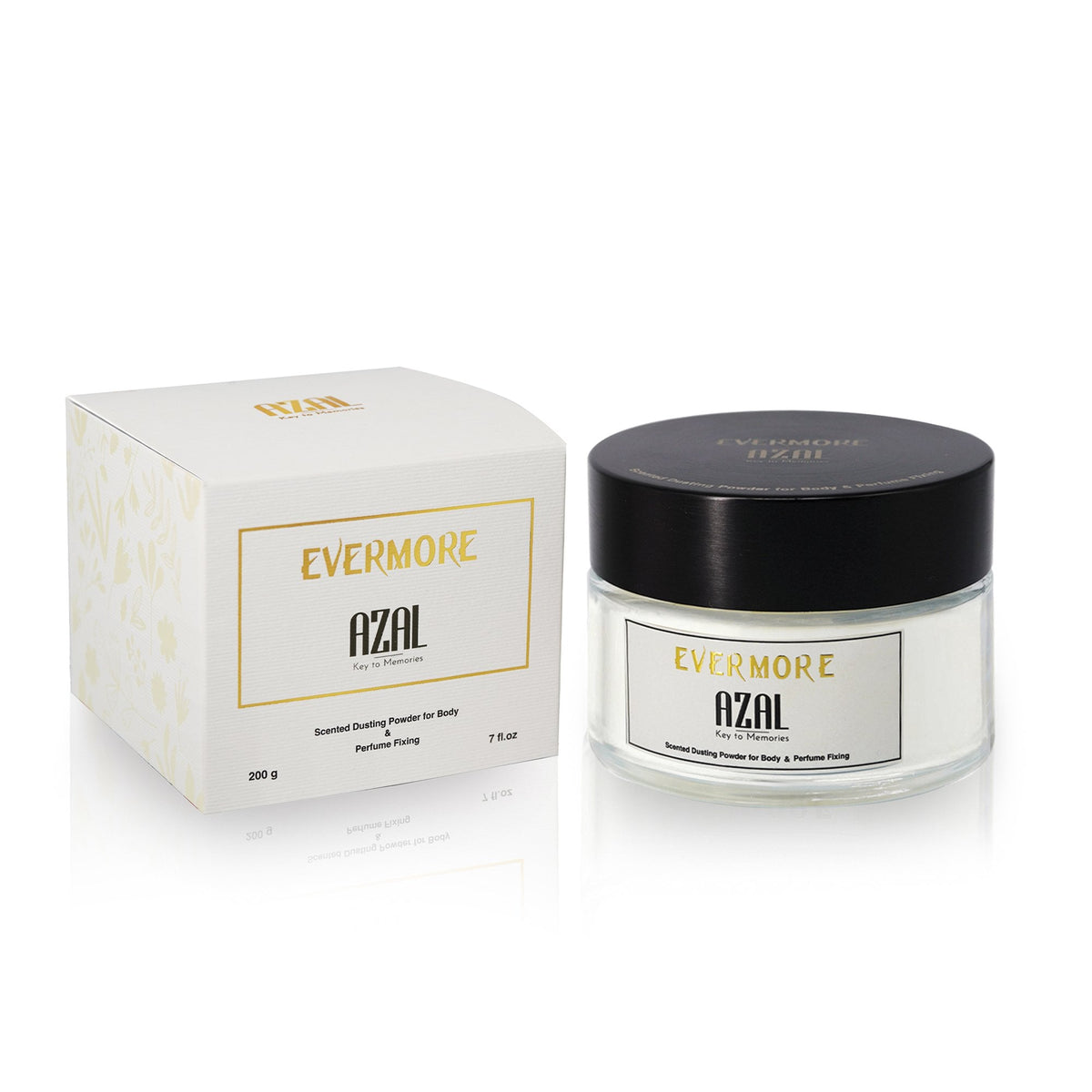 AZAL Evermore Scented Dusting Powder For Body & Perfume Fixing 200g Jar Default Title - Tophatter Daily Deals