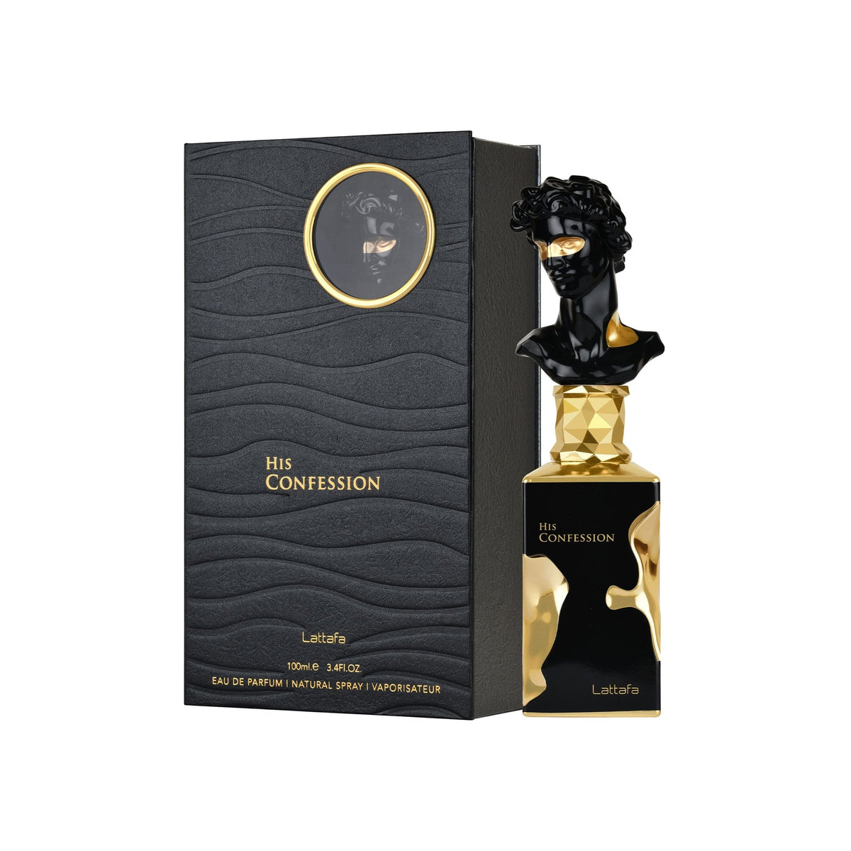 Lattafa His Confession Eau De Parfum 100ml Spray Default Title - Tophatter Daily Deals