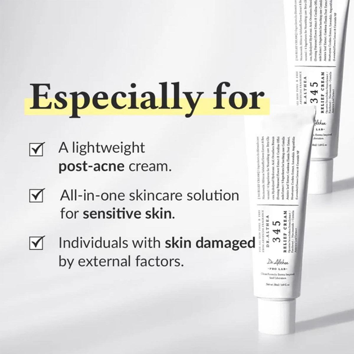 Dr.Althea 345 Relief Cream 50ml Tube - Tophatter Daily Deals