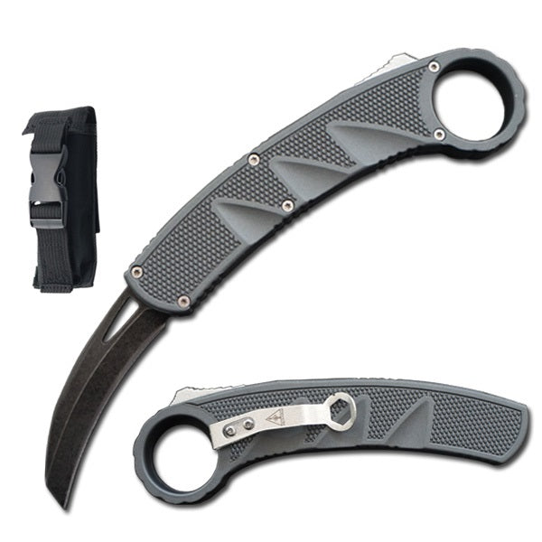 Raptor Claw Tactical Auto Karambit Dual Action Out The Front Knife - Tophatter's Guns'N'Weapons Store - FREE SHIPPING Collectible Weapons - Tophatter Daily Deals