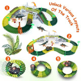 175-Piece: Dinosaur Race Track Set Toys & Games - Tophatter Daily Deals