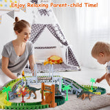 175-Piece: Dinosaur Race Track Set Toys & Games - Tophatter Daily Deals