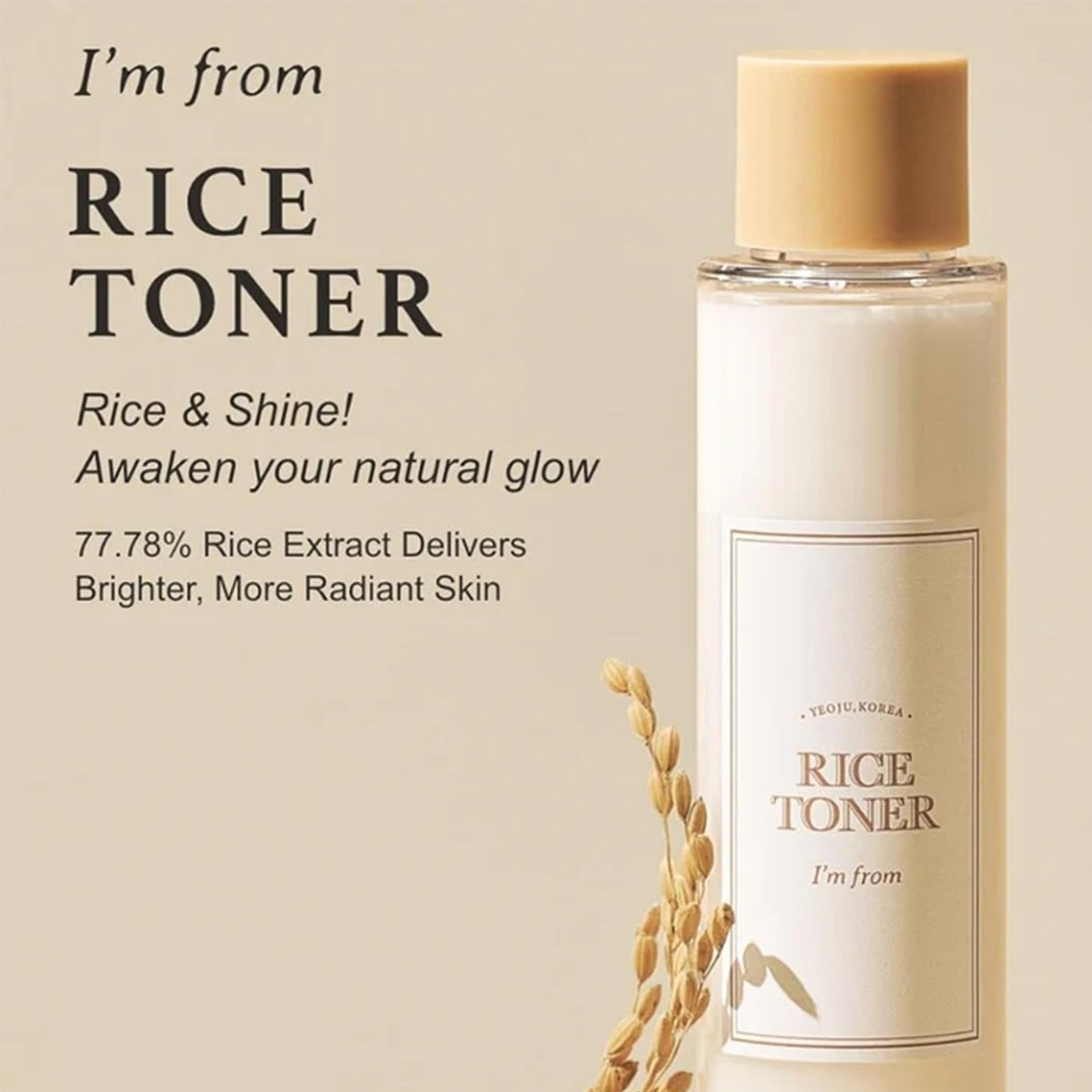 I'm From Rice Toner 30ml Bottle - Tophatter Daily Deals