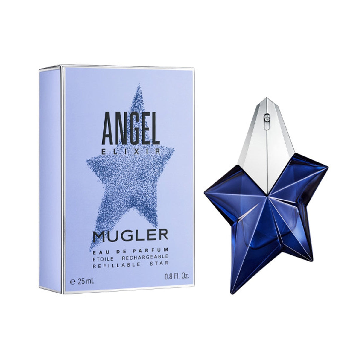 Mugler Angel Elixir Eau De Parfum 25ml Refillable Spray - Tophatter Daily Deals