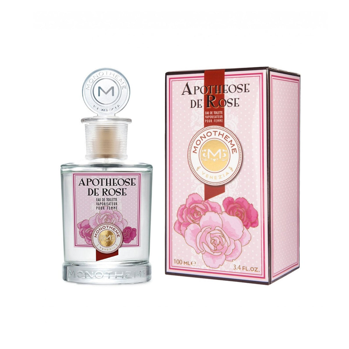 Monotheme Apotheose De Rose Eau De Toilette 100ml Spray - Tophatter Daily Deals