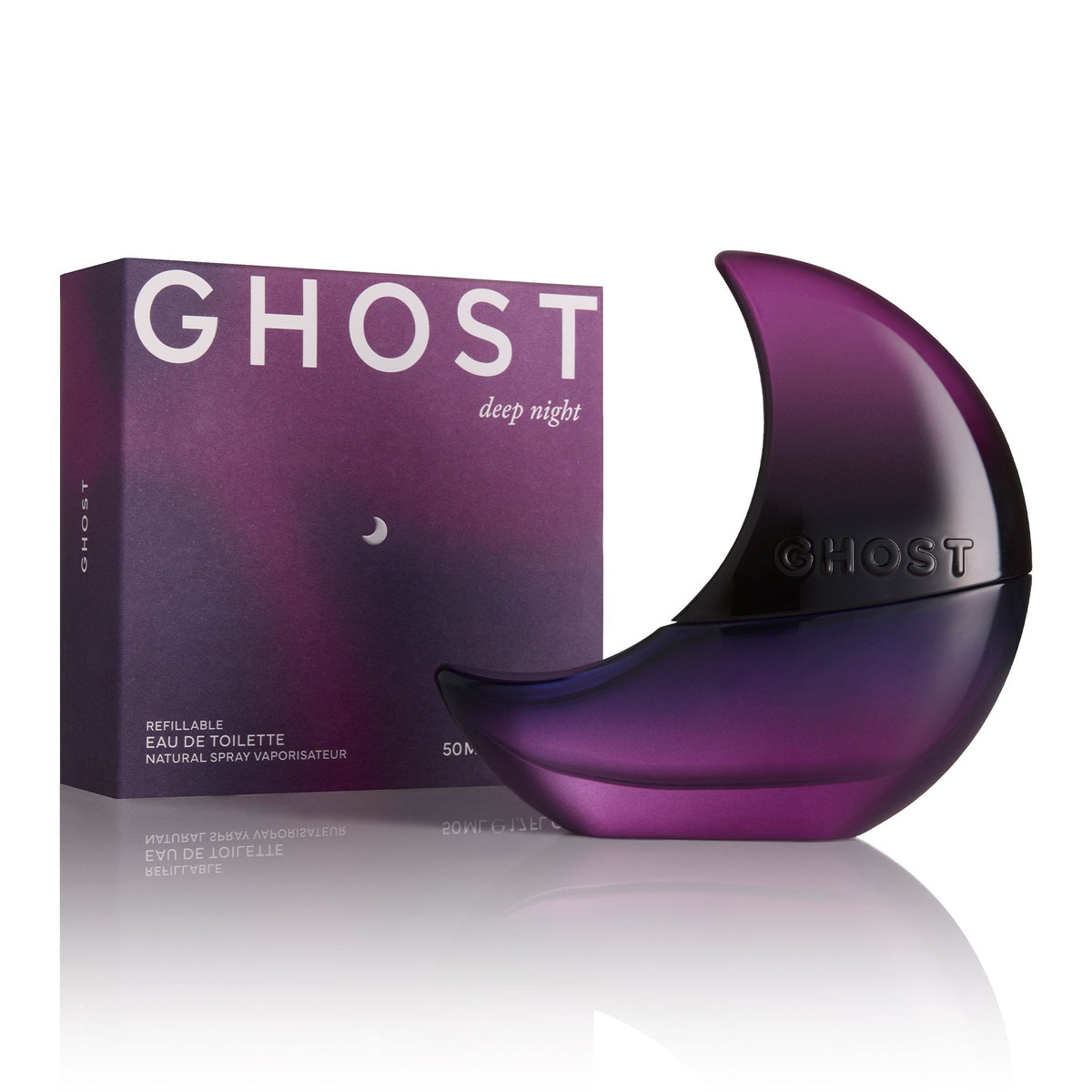 Ghost Deep Night Eau De Toilette 50ml Refillable Spray - Tophatter Daily Deals