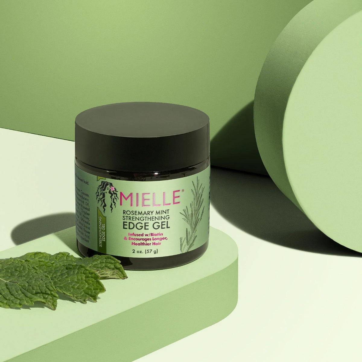 Mielle Rosemary Mint Strengthening Edge Gel 57g Jar - Tophatter Daily Deals