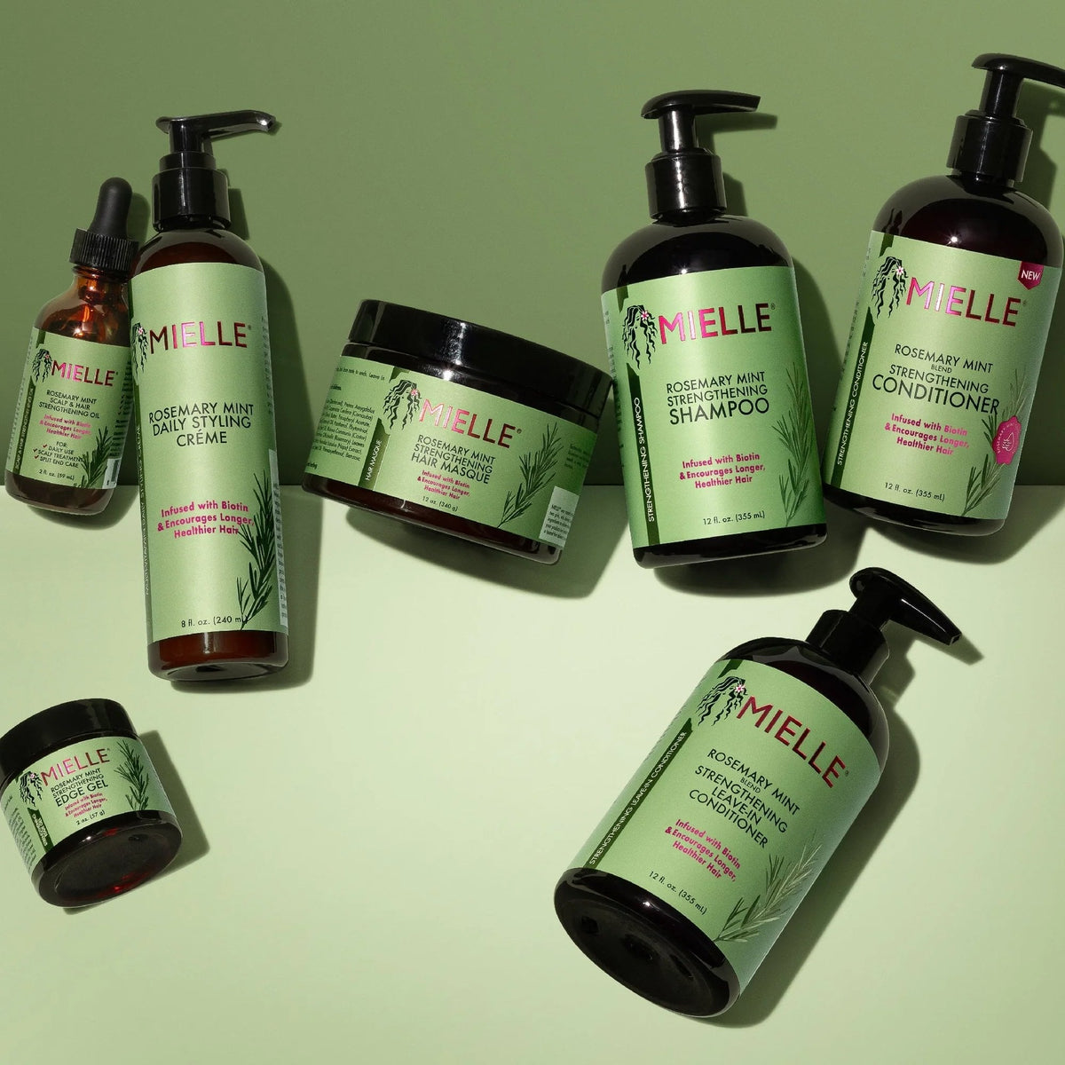 Mielle Rosemary Mint Strengthening Leave-In Conditioner 355ml Bottle - Tophatter Daily Deals