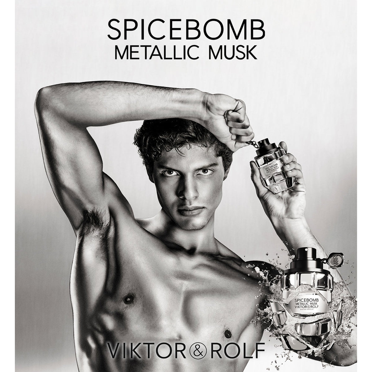 Viktor & Rolf Spicebomb Metallic Musk Eau De Parfum 90ml Spray - Tophatter Daily Deals