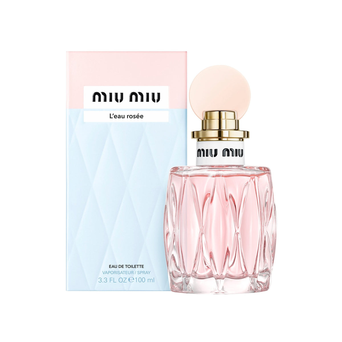MiuMiu L'eau Rose Eau De Toilette 100ml Spray - Tophatter Daily Deals
