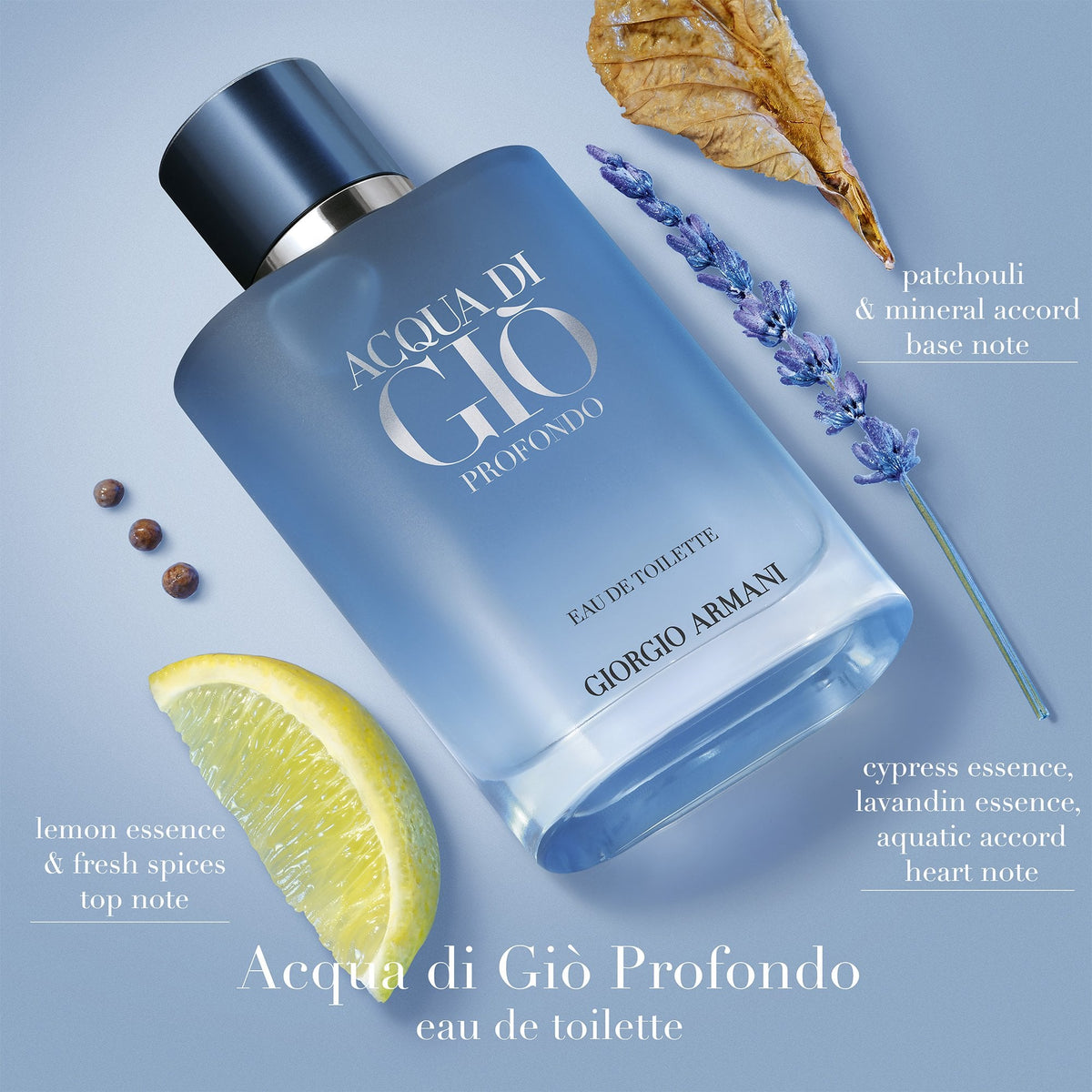 Giorgio Armani Acqua Di Gio Profondo Eau De Toilette 50ml Spray - Tophatter Daily Deals