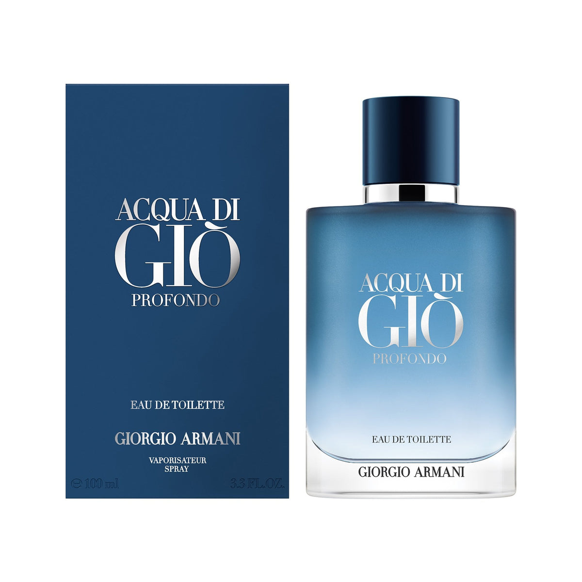 Giorgio Armani Acqua Di Gio Profondo Eau De Toilette 100ml Spray - Tophatter Daily Deals