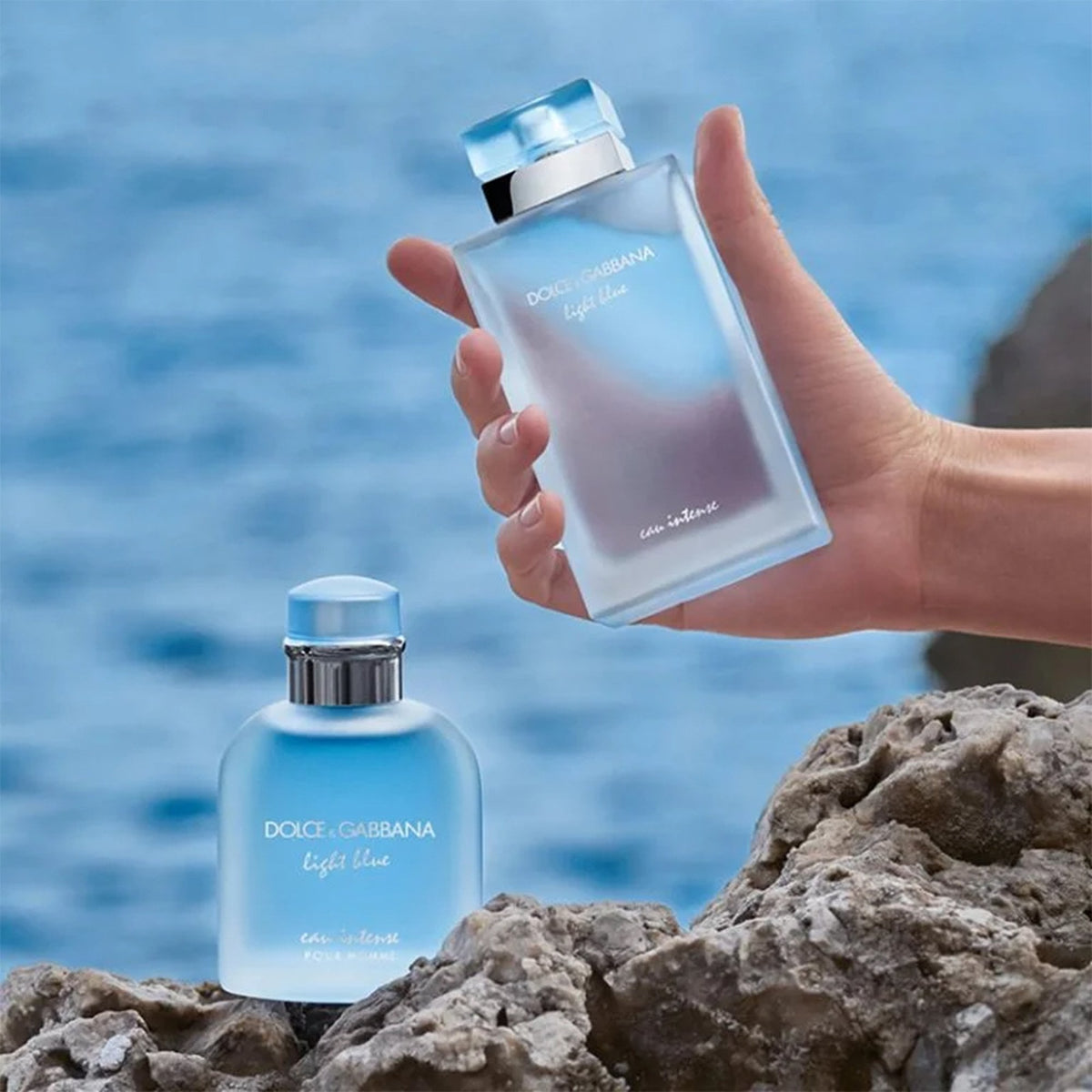 Dolce & Gabbana Light Blue Eau Intense Eau De Parfum 50ml Spray - Tophatter Daily Deals