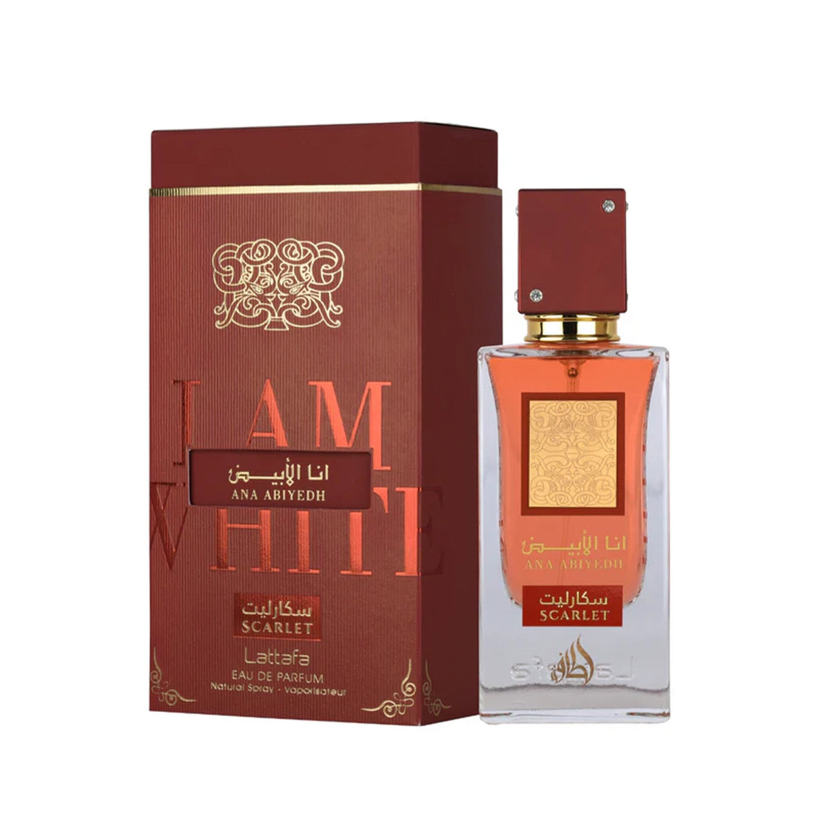 Lattafa Ana Abiyedh Scarlet Eau De Parfum 60ml Spray - Tophatter Daily Deals