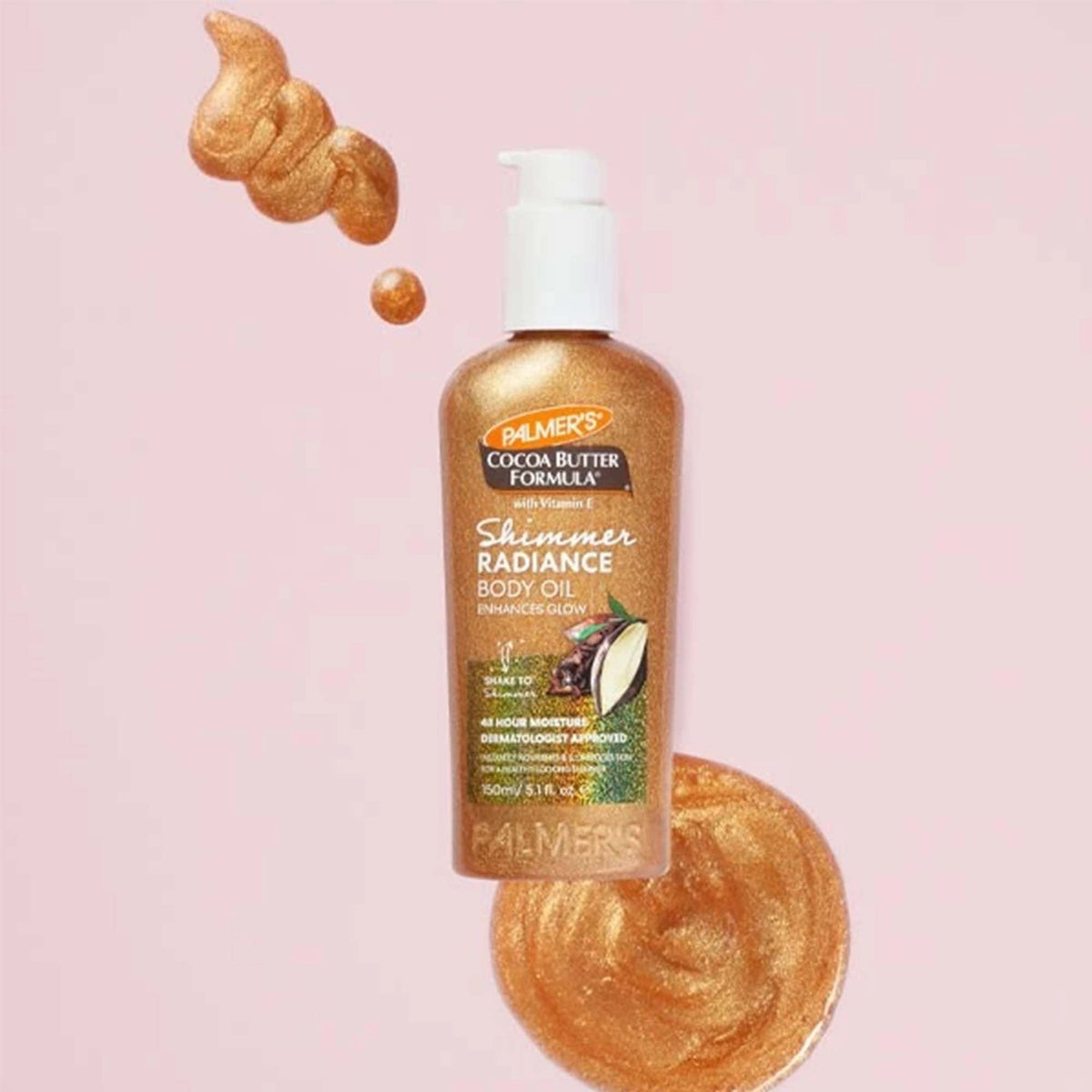 Palmer's Shimmer Radiance Body Oil 150ml Pump - Tophatter Daily Deals