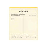 Biodance Radiant Vita Niacinamide Sheet Face Mask 4pcs Sachets Default Title - Tophatter Daily Deals