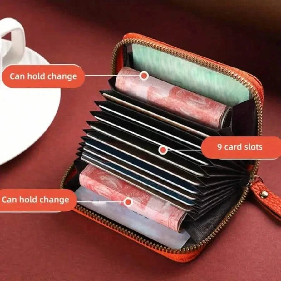 RFID Card Wallet with 18 Card Slots, 2 ID Windows and Coin Pocket Handbags & Wallets - Tophatter Daily Deals