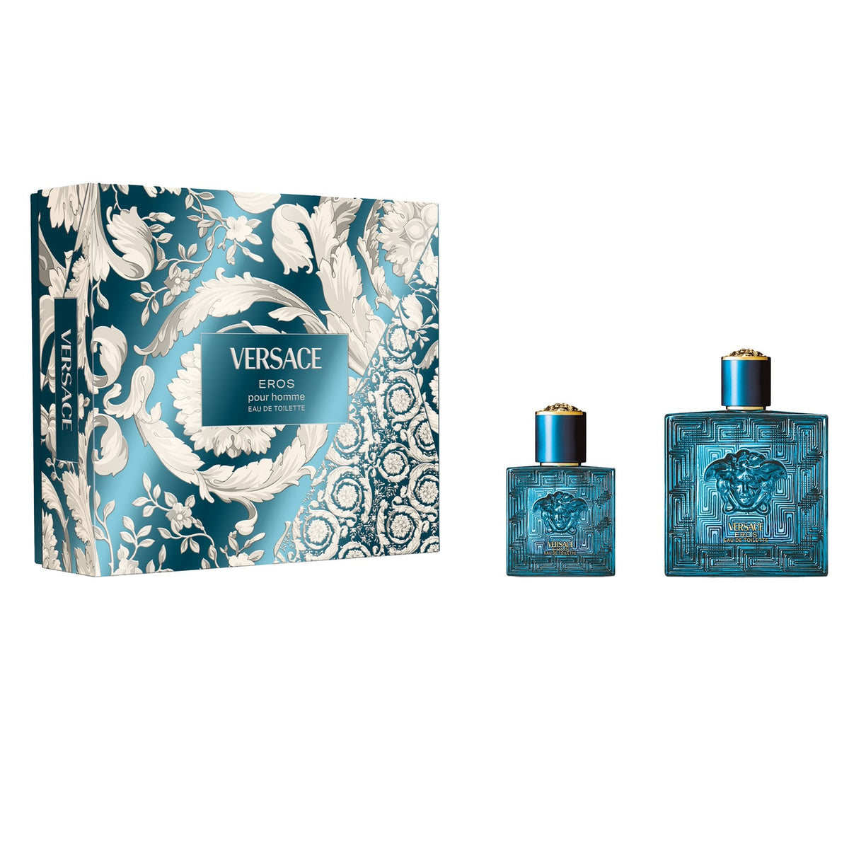 Versace Eros Eau De Toilette 100ml & Eau De Toilette 30ml Gift Set
