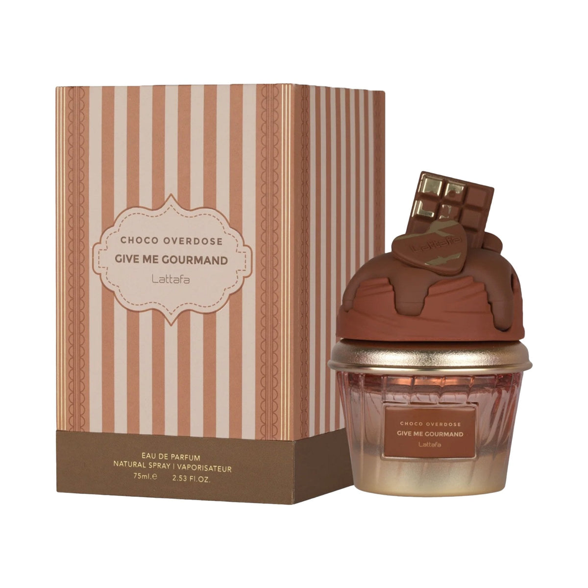 Lattafa Give Me Gourmand Choco Overdose Eau De Parfum 75ml Spray - Tophatter Daily Deals