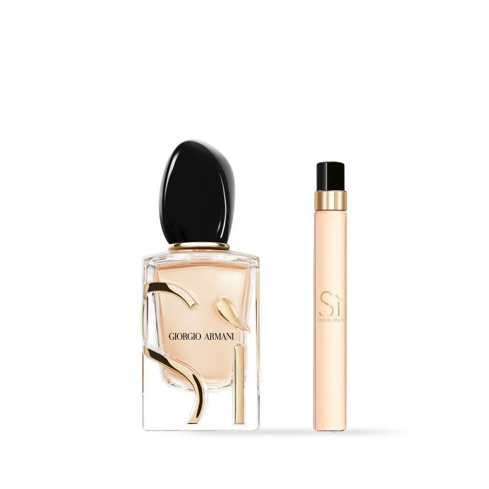 Giorgio Armani Si Eau De Parfum 50ml & Travel Spray 10ml Gift Set - Tophatter Daily Deals