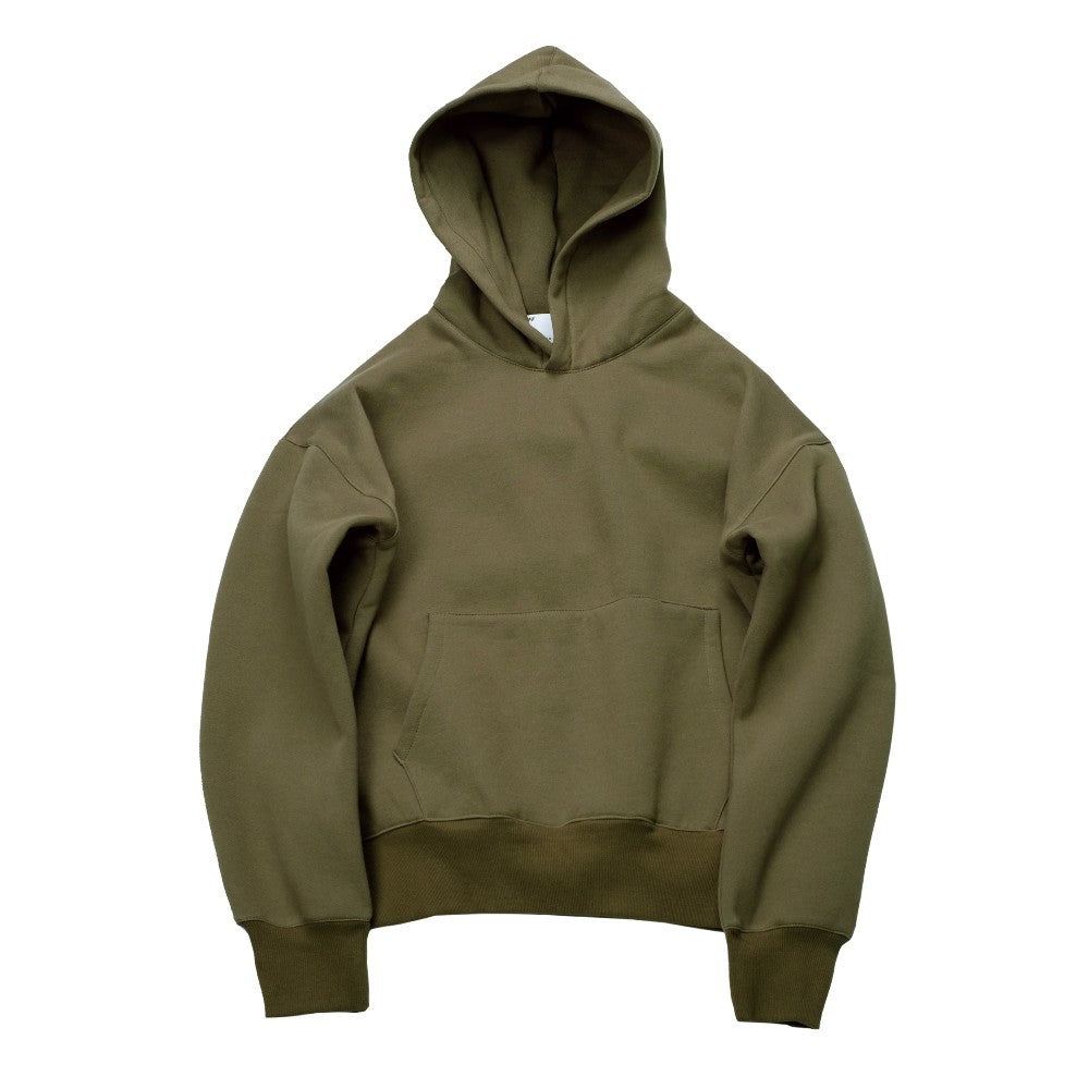 Oversized Relaxed Unisex Hoodie - Boxy Cut, Cotton Layering Army Green 3D Changing Face Moving Picture Frame - Tophatter Daily Deals