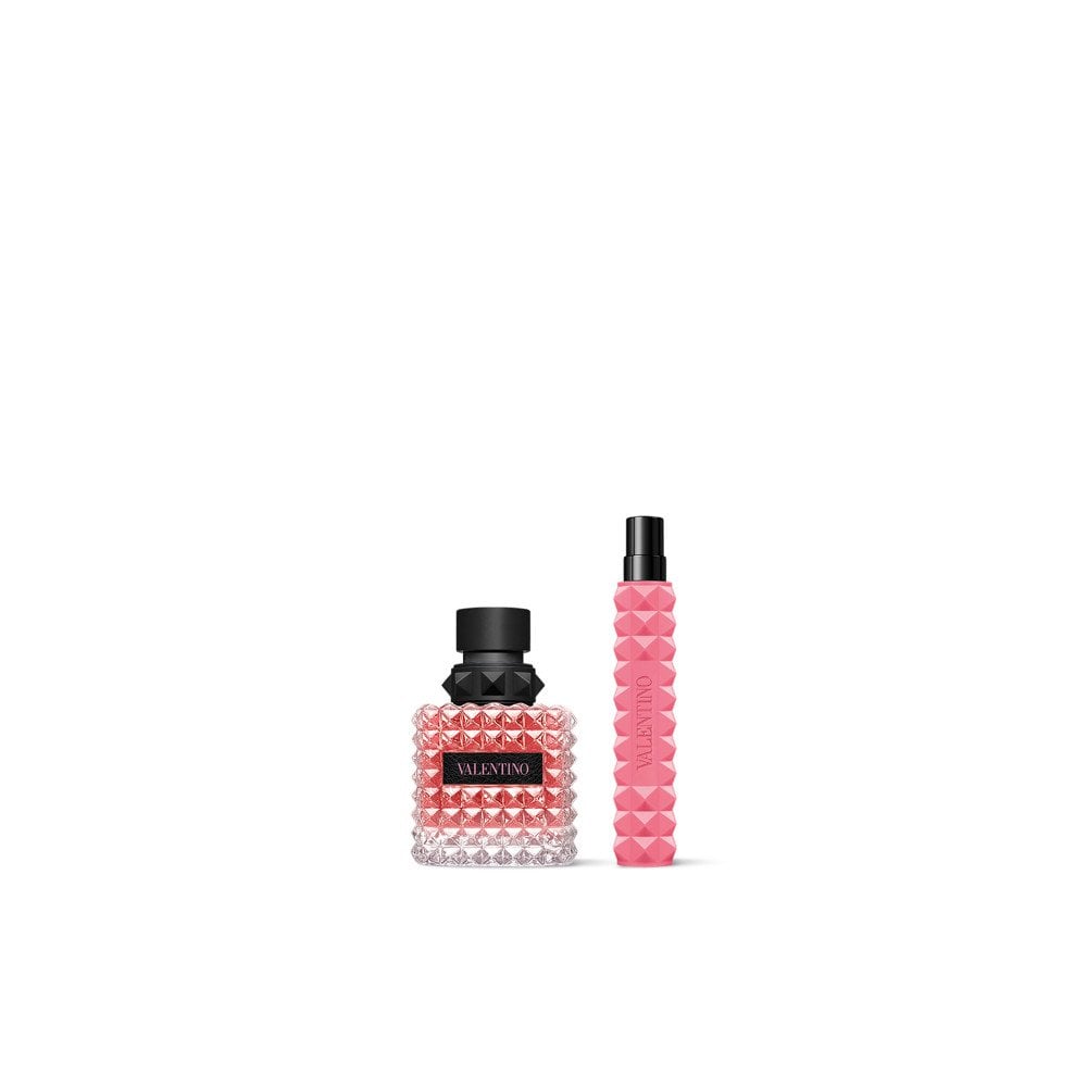 Valentino Born in Roma Donna Eau De Parfum 50ml & Travel Spray 10ml Gift Set - Tophatter Daily Deals