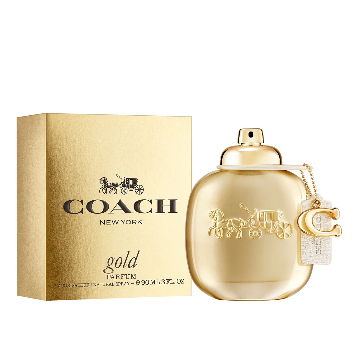 Coach Woman Gold Parfum 90ml Spray - Tophatter Daily Deals