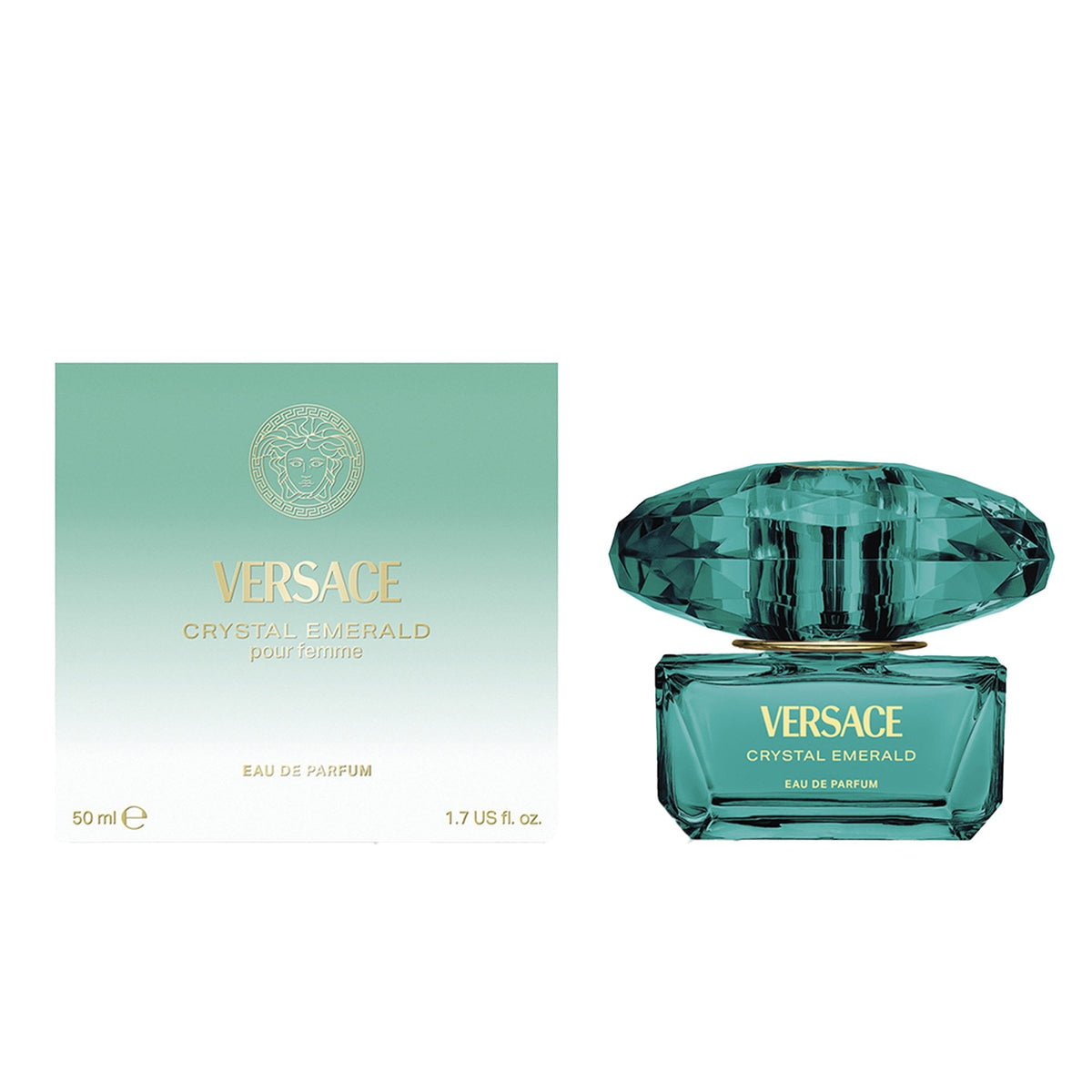 Versace Crystal Emerald Eau De Parfum 50ml Spray - Tophatter Daily Deals