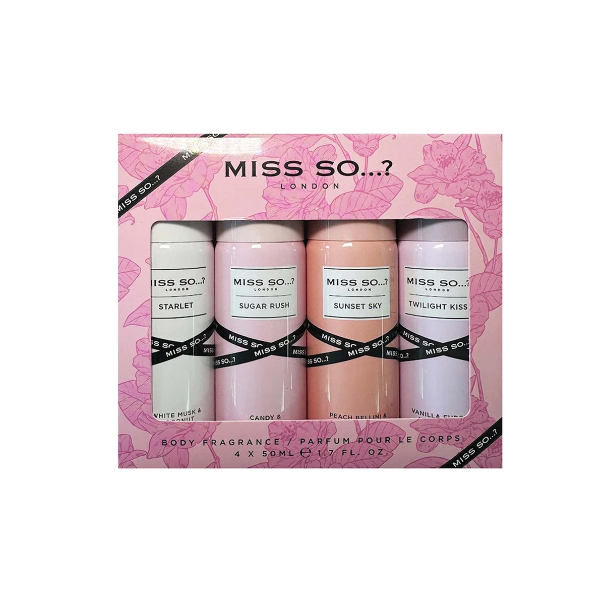 Miss So...? Galore Mini Body Fragrance 4x50ml Gift Set