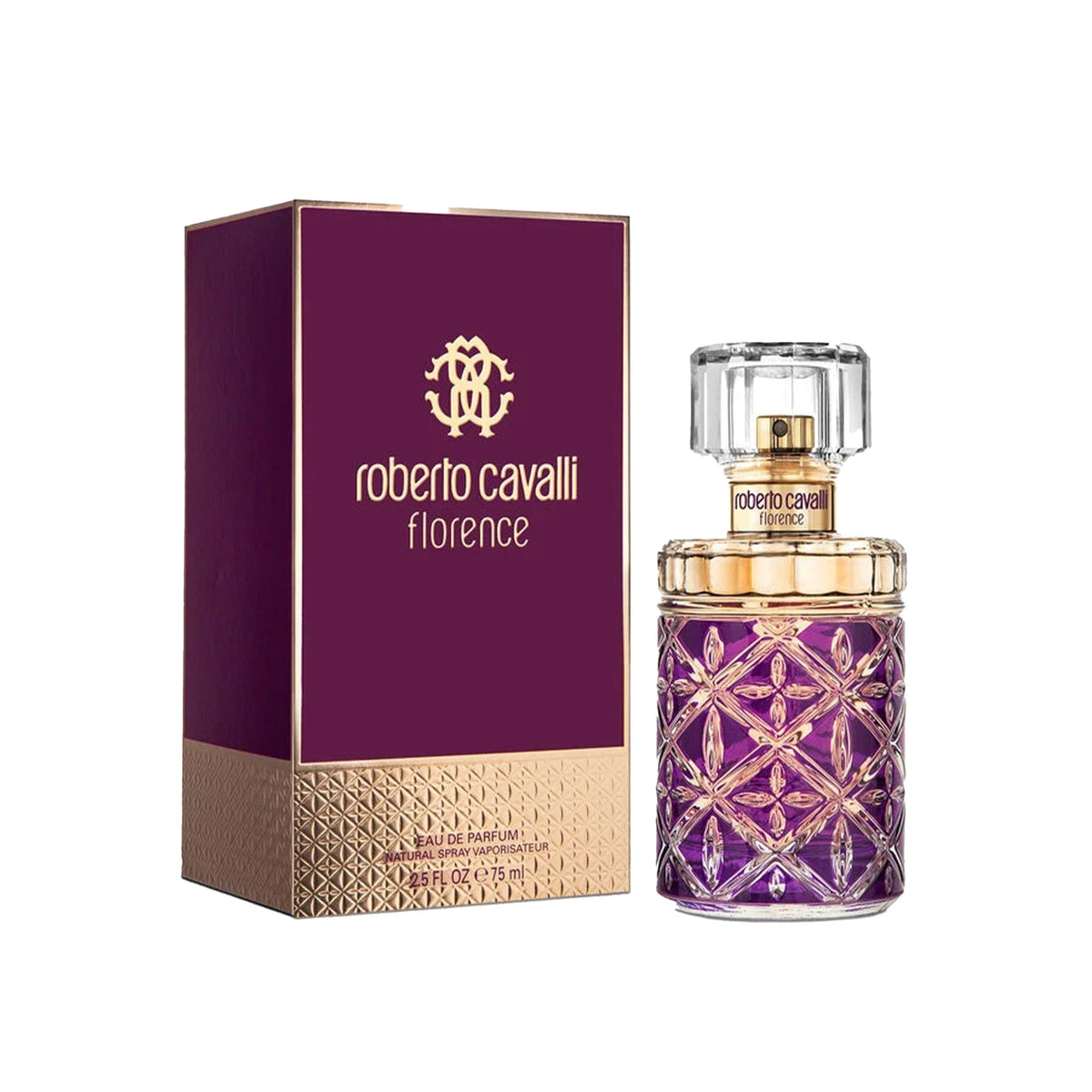 Roberto Cavalli Florence Eau De Parfum 75ml Spray - Tophatter Daily Deals