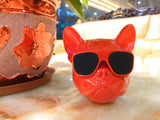 Bluetooth speaker for dog head Electroplating red 0 - Tophatter Daily Deals