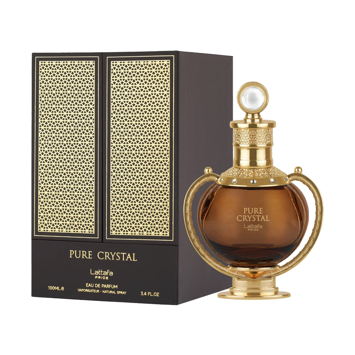 Lattafa Pure Crystal Eau De Parfum 100ml Spray - Tophatter Daily Deals