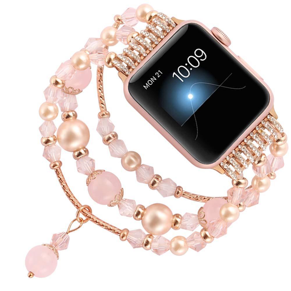 Agate Strap Beaded Jewelry Strap Jewelry Bracelet 2Colour Strap 0 - Tophatter Daily Deals