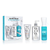 COLOR WOW Slay Anti-Frizz Colour Security Shampoo 75ml & Dream Coat 200ml & Leave In 150ml Gift Set - Tophatter Daily Deals