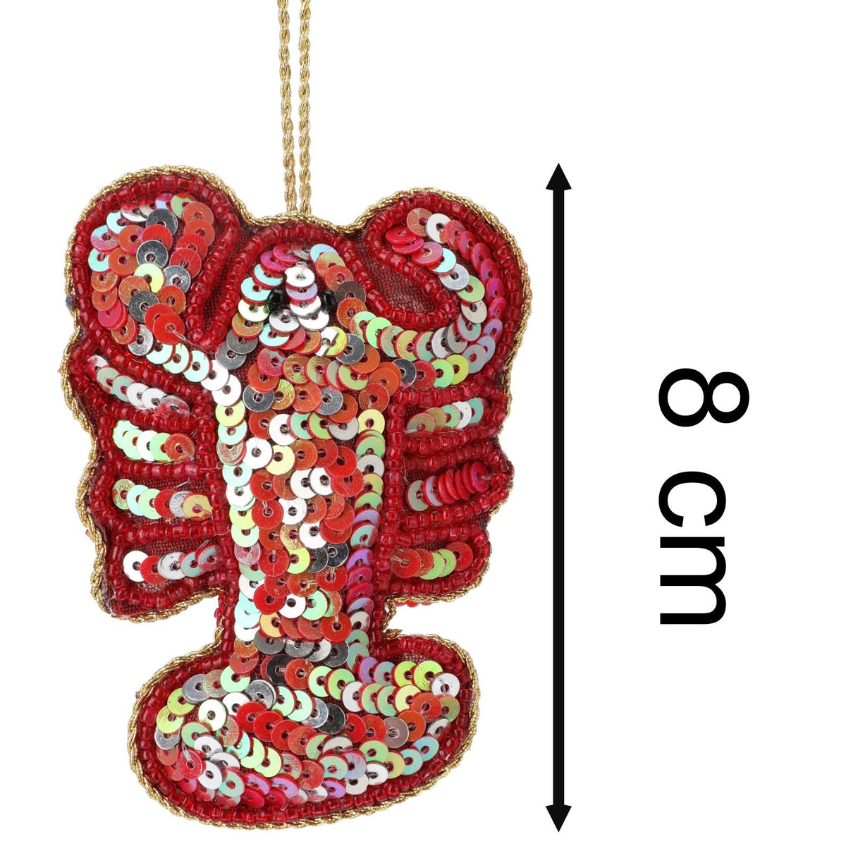 Christmas Tree Beaded Lobster Bauble | Christmas Tree Hanging Ornament - 10cm Baubles - Tophatter Daily Deals