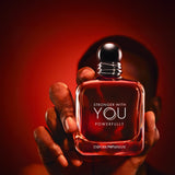 Giorgio Armani Stronger With You Powerfully Eau De Parfum 100ml Spray - Tophatter Daily Deals