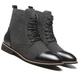 Autumn Winter Men Shoes Plus Size 47 48 Size Boots Black 0 - Tophatter Daily Deals