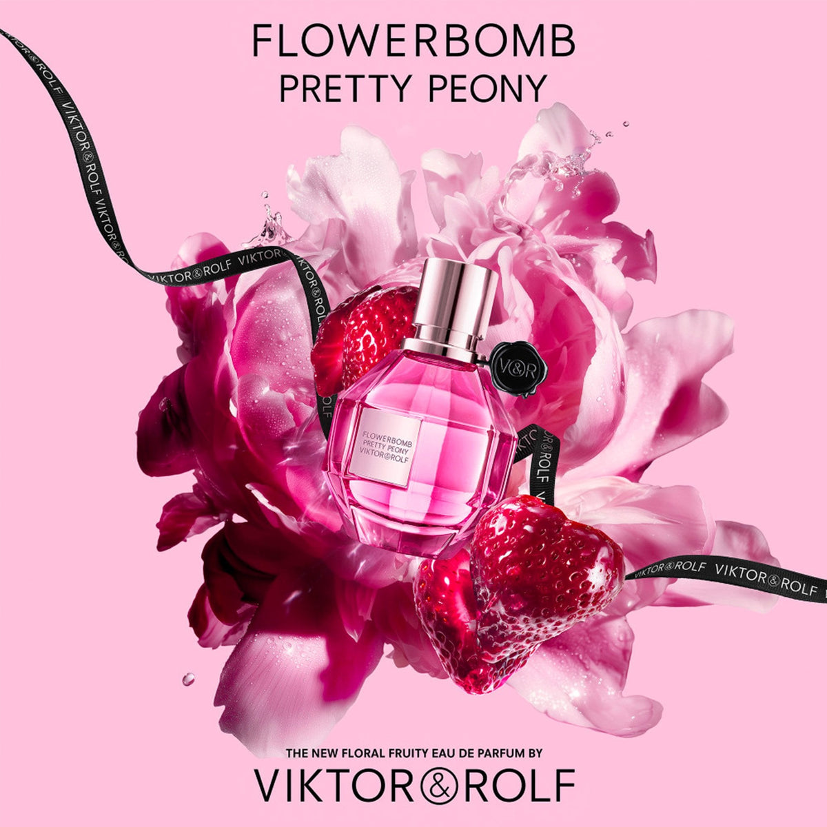Viktor & Rolf FlowerBomb Pretty Peony Eau De Parfum 30ml Spray - Tophatter Daily Deals
