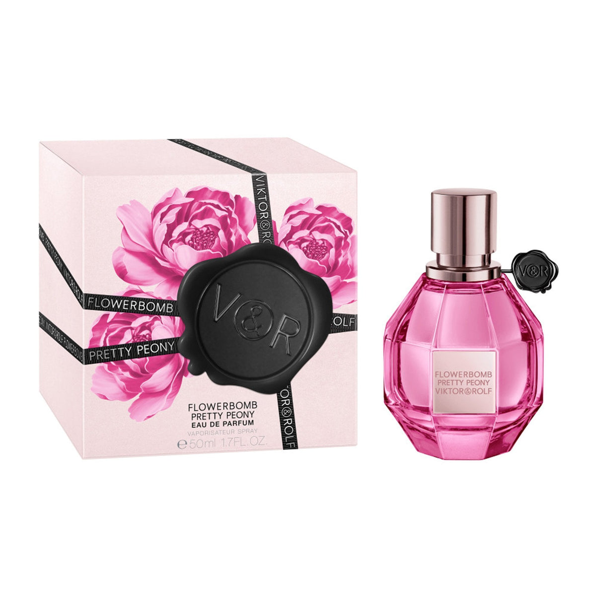 Viktor & Rolf FlowerBomb Pretty Peony Eau De Parfum 50ml Spray - Tophatter Daily Deals