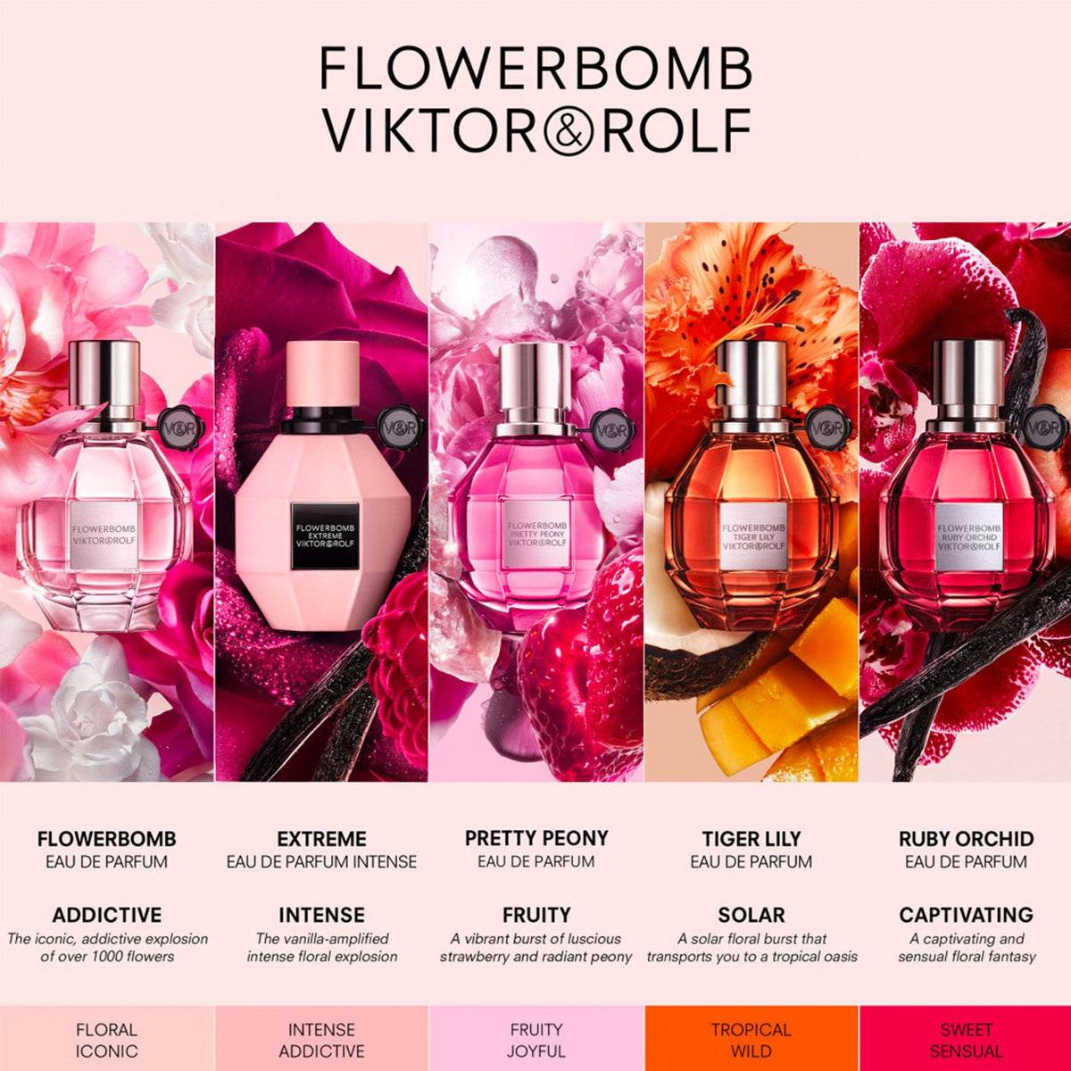 Viktor & Rolf FlowerBomb Pretty Peony Eau De Parfum 50ml Spray - Tophatter Daily Deals
