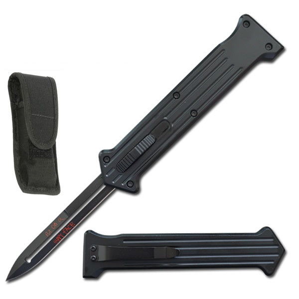 8.75" Limited Edition Double Action JOKER OTF Automatic knife Collectible Weapons - Tophatter Daily Deals