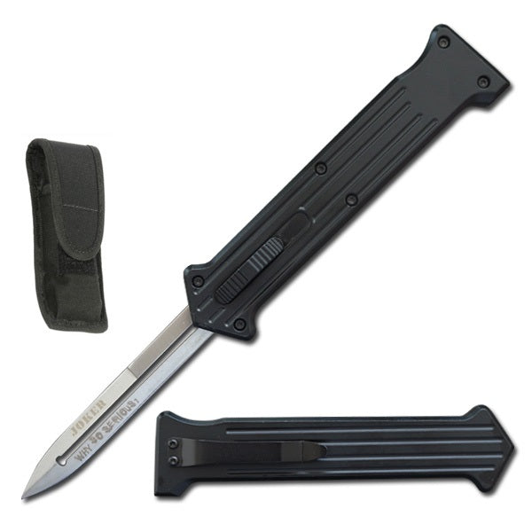 8.75" Double Action JOKER Out Of The Front Automatic knife - Tophatter's Inc. Weapons Store Online Collectible Weapons - Tophatter Daily Deals