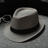 British Houndstooth European And American Sun Hats For Men Houndstooth black and brown 58cm 0 - Tophatter Daily Deals