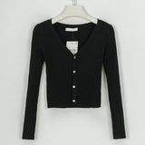 Fitted Womens Cropped Cardigan - Ribbed Knit, Casual Black 3D Changing Face Moving Picture Frame - Tophatter Daily Deals