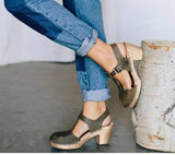 Block heel sandals women's shoes 0 - Tophatter Daily Deals