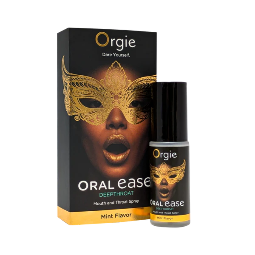 Orgie Oral Ease Deepthroat Mint Flavor – Refreshing Oral Spray > Lube > Oral Gels & Sprays - Tophatter Daily Deals