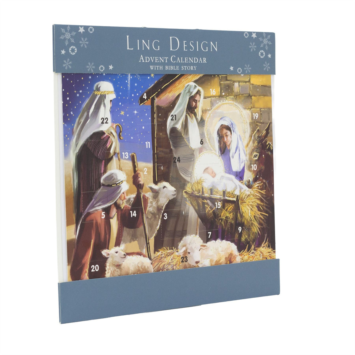 Nativity Scene Christmas Advent Calendar | Traditional Advent Calendar Advent Calendar - Tophatter Daily Deals