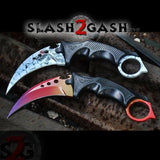 CSGO Wolf Karambit Full TANG Tactical Claw Neck Knife w/ Sheath ELITE ver Knife-Fixed - Tophatter Daily Deals