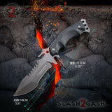HX OUTDOORS Tactical Knife 440C Blade K10 w/ Sheath Plated Titanium Knife-Fixed - Tophatter Daily Deals
